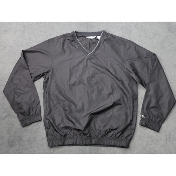 Izod Other - IZOD Golf X-Treme Function Windbreaker Pullover Mens Small Gray V-Neck Jacket
